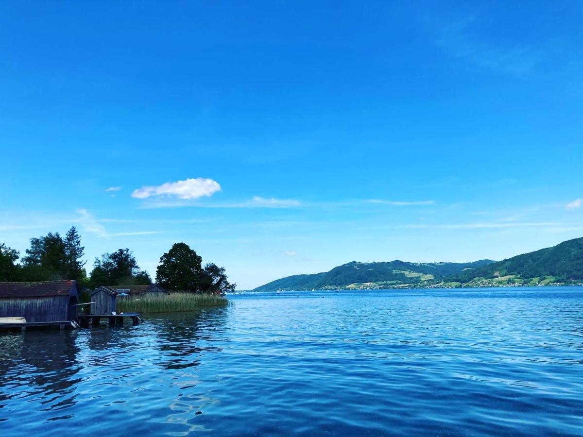 Seepension Neubacher Kg Nussdorf am Attersee Exterior foto