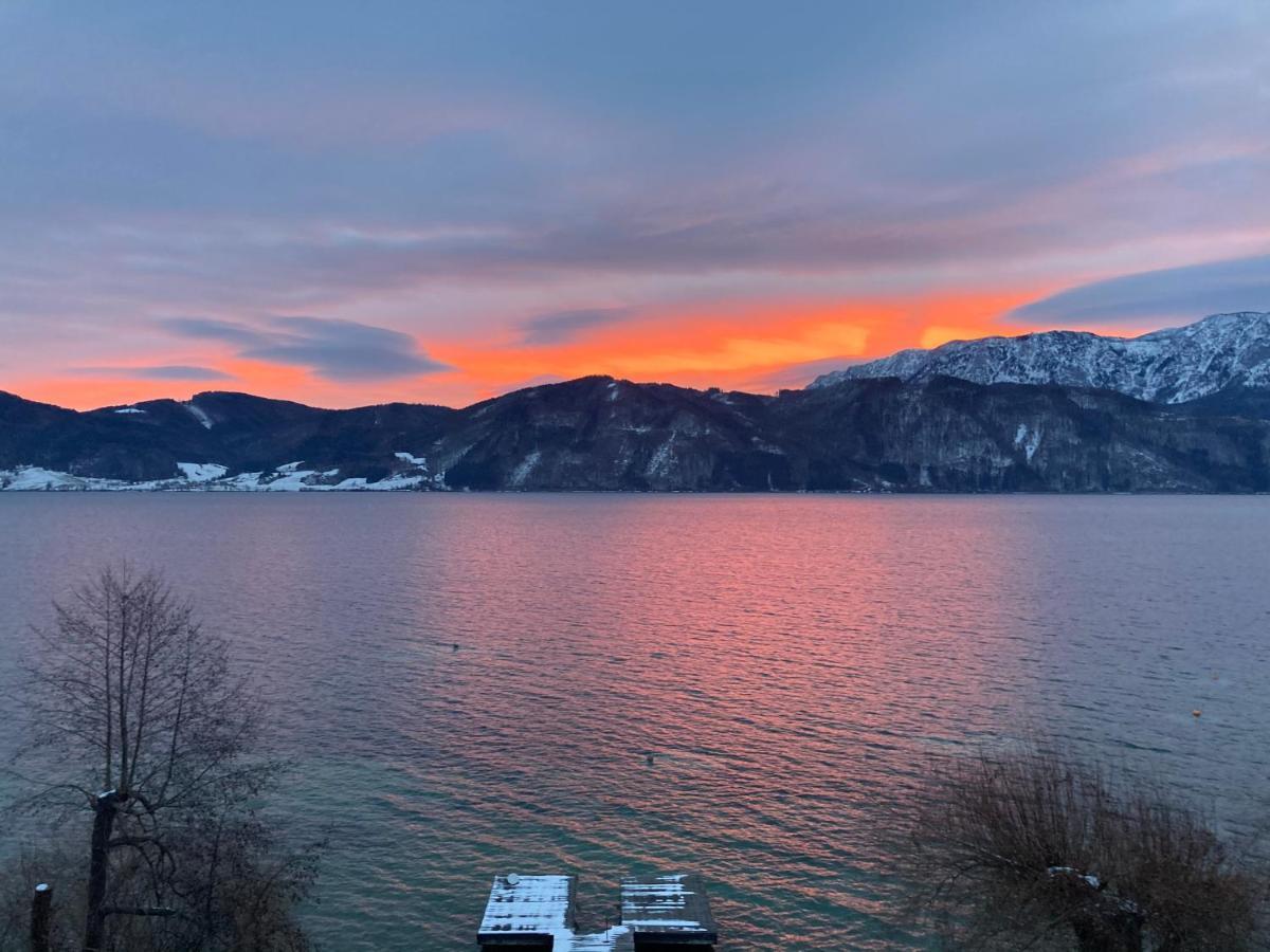 Seepension Neubacher Kg Nussdorf am Attersee Exterior foto